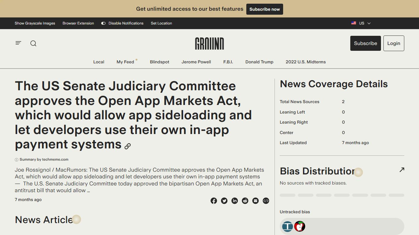 The US Senate Judiciary Committee approves the Open App Markets Act ...